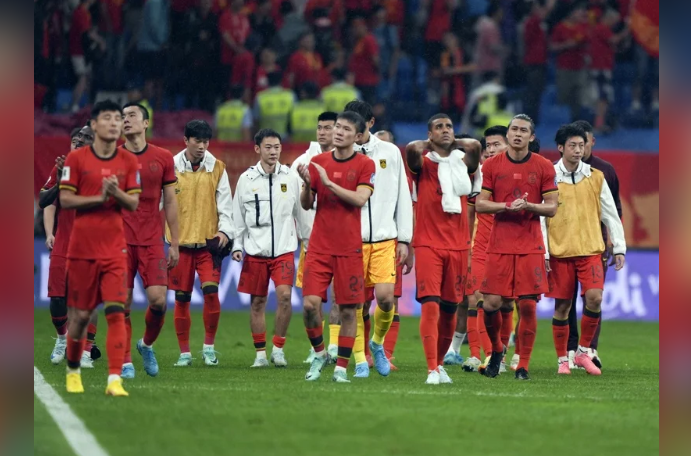 Đội tuyển bóng đá nam Trung Quốc rơi xuống vị trí thứ 92